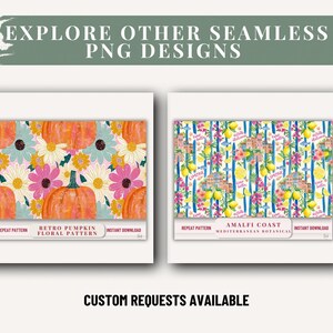 Fall Patchwork Pattern Repeating Design Tote Bag Thanksgiving Craft Autumn Seamless Farmhouse Quilt Pumpkin Flower Gingham Print Harvest image 10