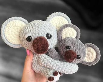Mama Koala und Baby Häkelanleitung (PDF-Datei)