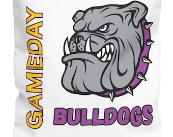 Gameday Bulldogs Tote Bag, Personalization, Sporty Bag, School Spirit, Game Day Essentials, Bulldogs Fan Gear