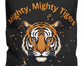 Mighty Tigers Tragetasche, Schulgeist, Schulmaskottchen, Spieltag, Teamgeist, Sportveranstaltungen, umweltfreundlich