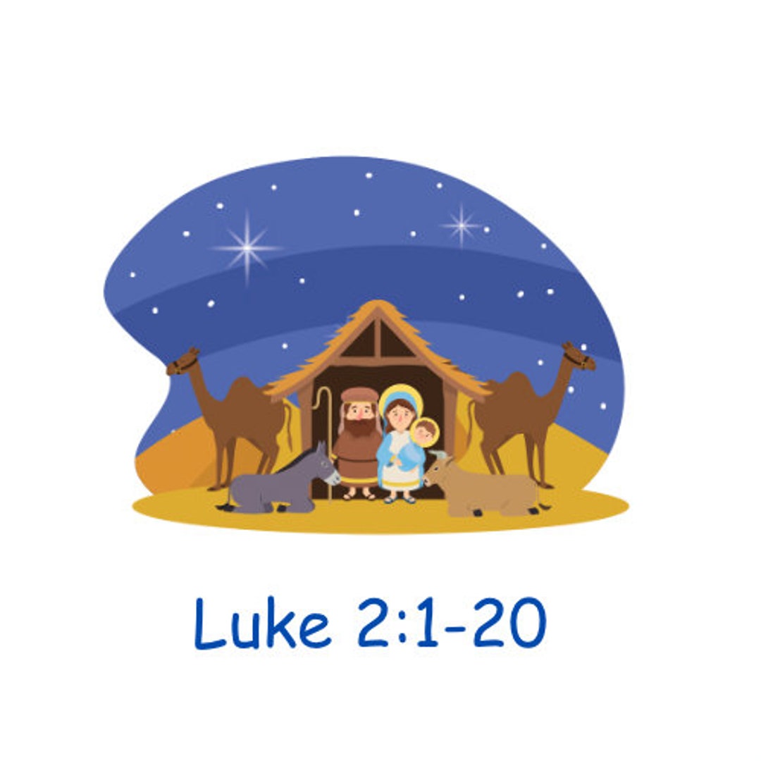 Christian Nativity 5 Pngs Etsy UK