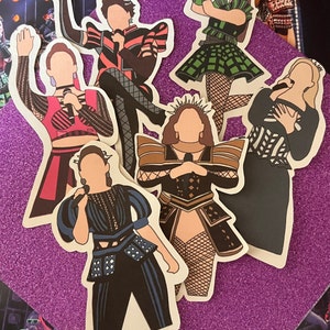 Pack d&#39;autocollants pour la tournée Six the Musical 2023