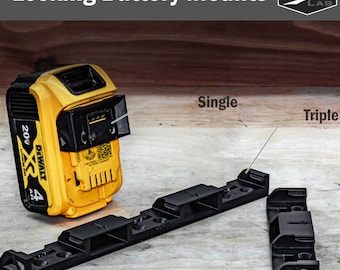 DeWalt FLEXVOLT 20v, 60v Compatible - Battery Mount - Locking, Strip