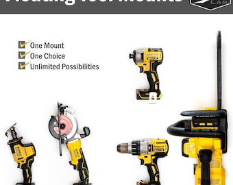 DeWalt FLEXVOLT Tool Compatible - Wall Mount - Floating, Low Profile, Compact,  20v, 60v