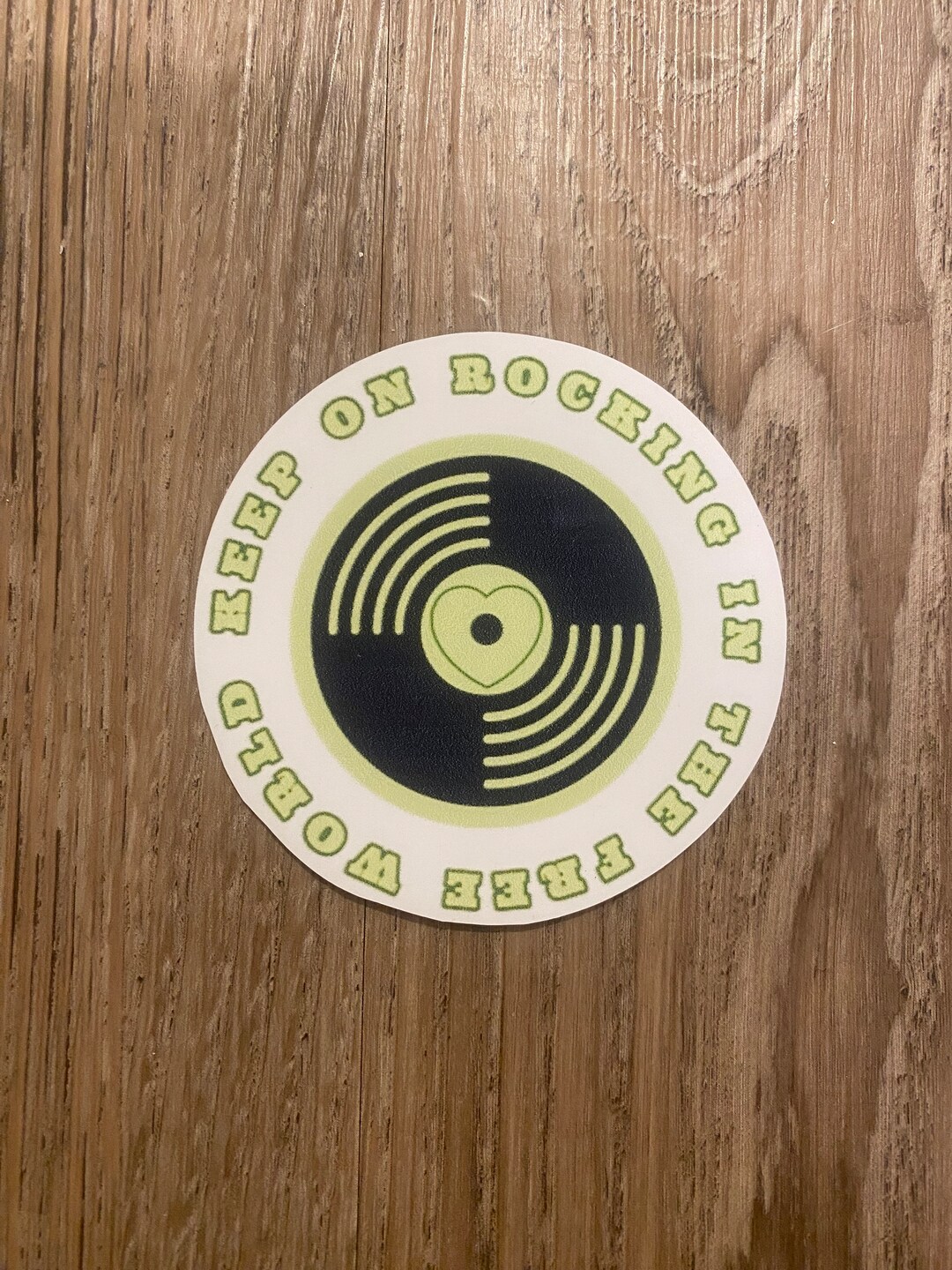 Rocking R Sticker Keep on Rocking in the Free World Neil Young Vinyl 3 Inch Sticker - Etsy