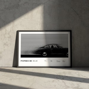 Porsche 912 Specification Poster