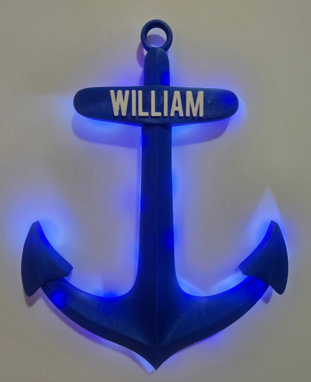 1935年 フランス語 NOËL 「クロンボー城沖の漁船」 イヤープレート Personalized Glowing Anchor Magnet 3D Printed Cruise Door Decor