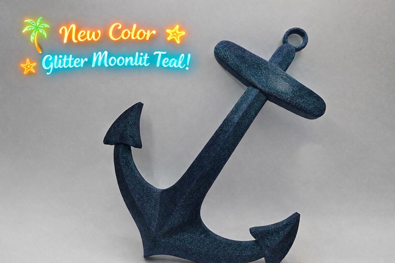 Cruise Door Glowing Anchor Magnet (Small) - 3D printed Cruise ship Anchor Magnet image 4
