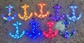 Cruise Door Glowing Anchor Magnet (Small) - 3D printed Cruise ship Anchor Magnet - Batteries included - Fast Shipping