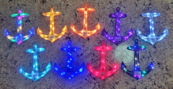 Cruise Door Glowing Anchor Magnet (Small) - 3D printed Cruise ship Anchor Magnet - Batteries included - Fast Shipping