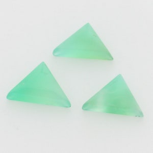 Australian Chrysoprase Faceted Matching Cabochons