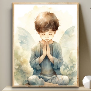 Statue Di Angeli Bianchi Cherubini, Mini Statua Di Angelo Bambino Stile Adorabile Figurine Bianche Per Bambini Scultura Ad Angolo Statua Commemorativa Per La Decorazione Domestica, Festa(Right - Foto 7