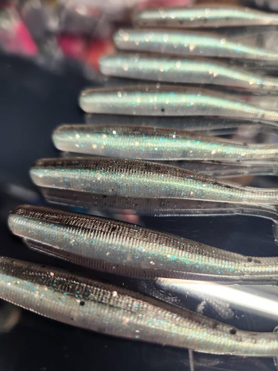 STS 3.0 Shimmy Shake Swimbait Soft Plastic Bass Fishing Bait -- Bad Shad -  Etsy