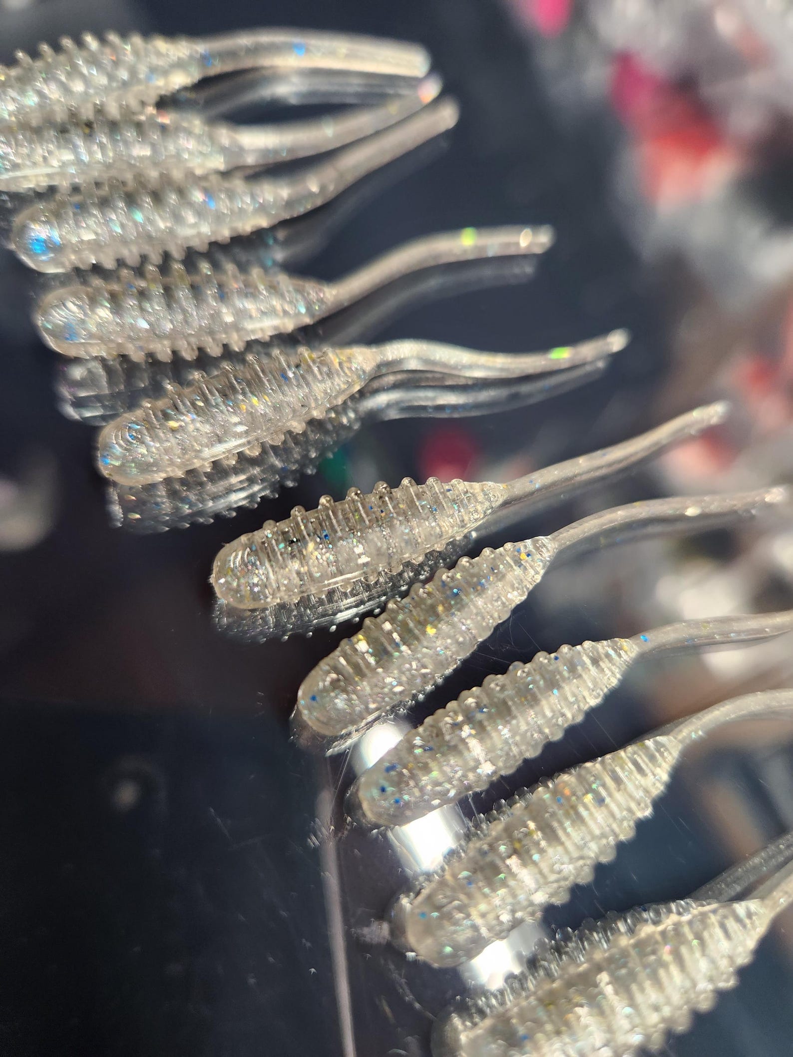 Leurres Souples Stinger Shad 2 Pouces – Lot De 24 Pour La Pêche à La Perche, Crapet, Truite