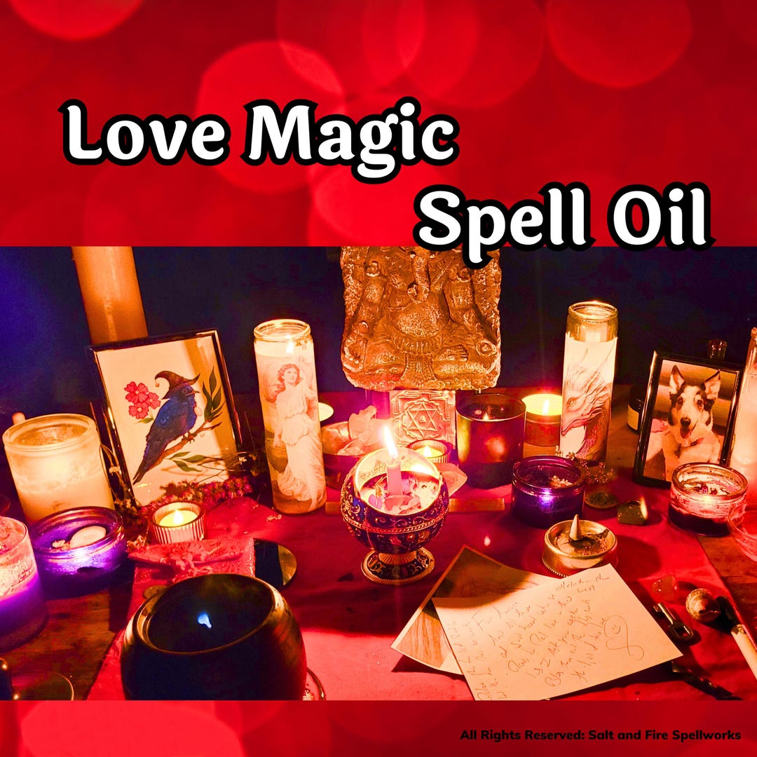 LOVE Magic SPELL OIL - Plus Extra Goodies! - Ritual Crafted - Micro ...