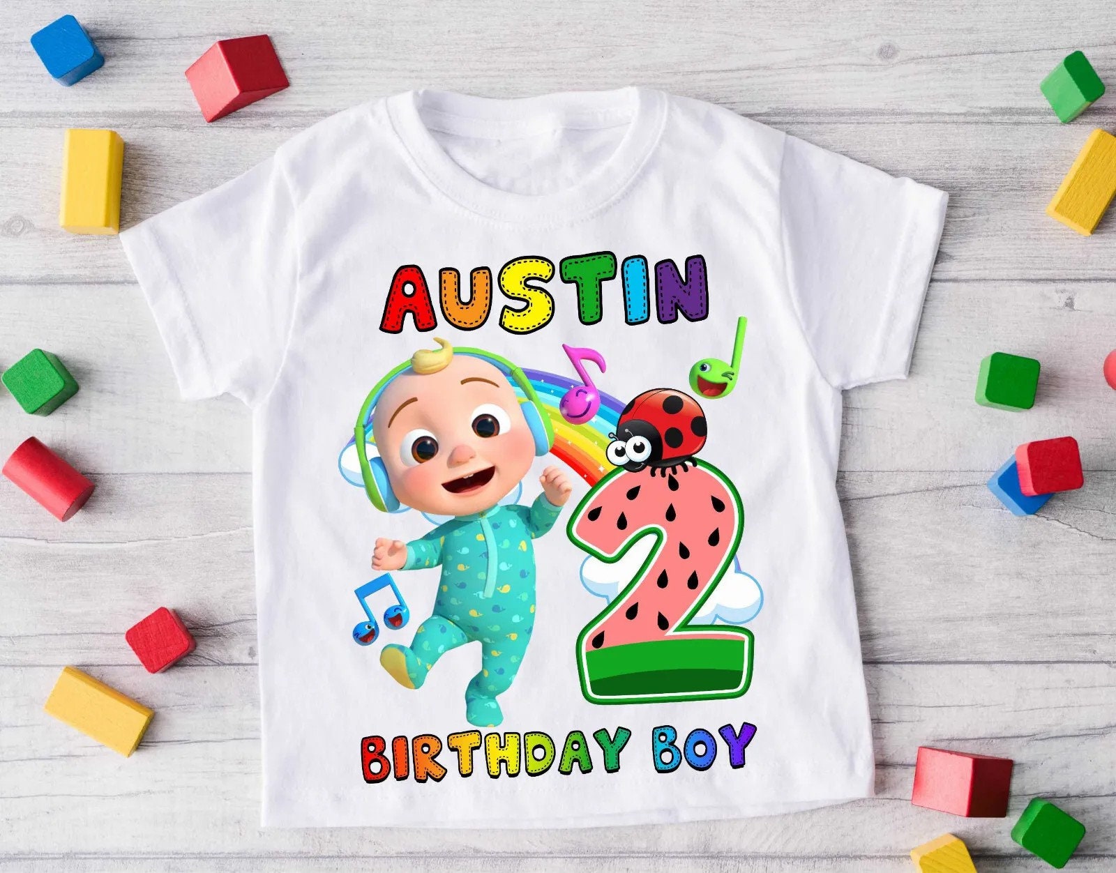 Cocomelon Birthday Shirt Etsy UK