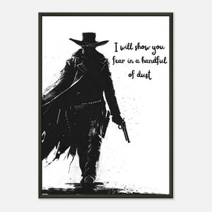 Poster Stephen King The Dark Tower Buchzitat, Roland der Revolvermann