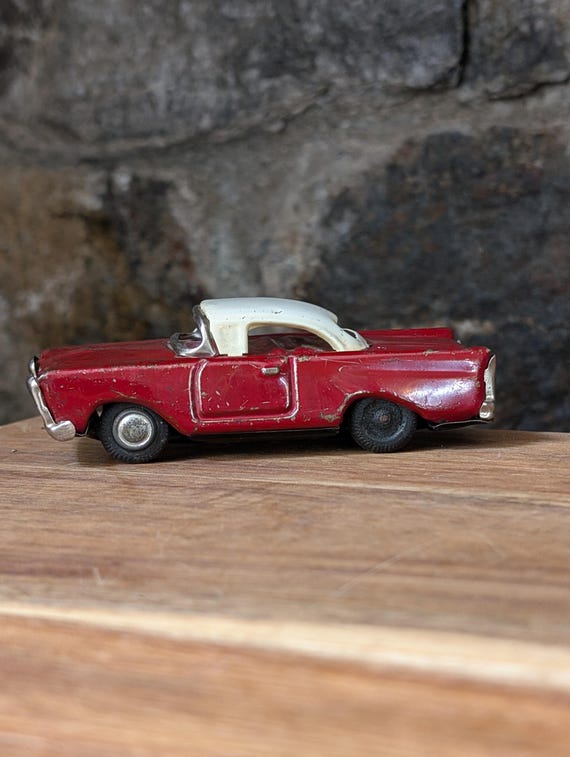 Vintage Japanese Tin Toy Car-collectible 1950's Tin Toy - Etsy