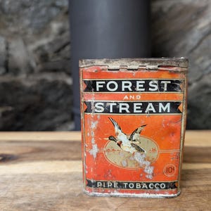 Forest and Stream Tobacco Tin