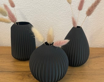 Vase set 12 cm / decoration / dried flowers / 3D printing / gift idea