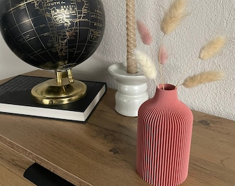 Vase  "Bolt" viele Farben & Größen / Deko / Trockenblumen / 3D Druck / Geschenkidee