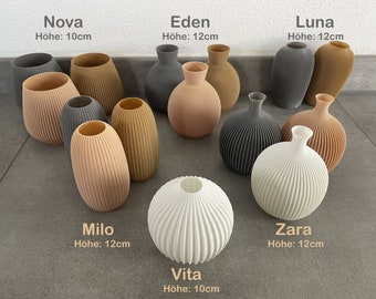VENTE Vases / vases divers / plusieurs couleurs & tailles / décoration / fleurs séchées / impression 3D / idée cadeau