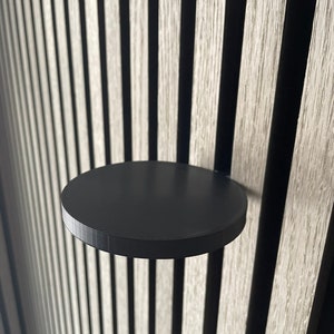 Acoustic panel shelf round / decoration / 3D printing image 3