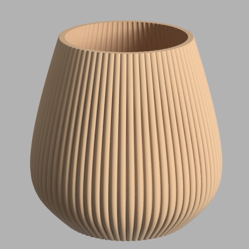 Vase Nova viele Farben & Größen / Deko / Trockenblumen / 3D Druck / Geschenkidee Wood