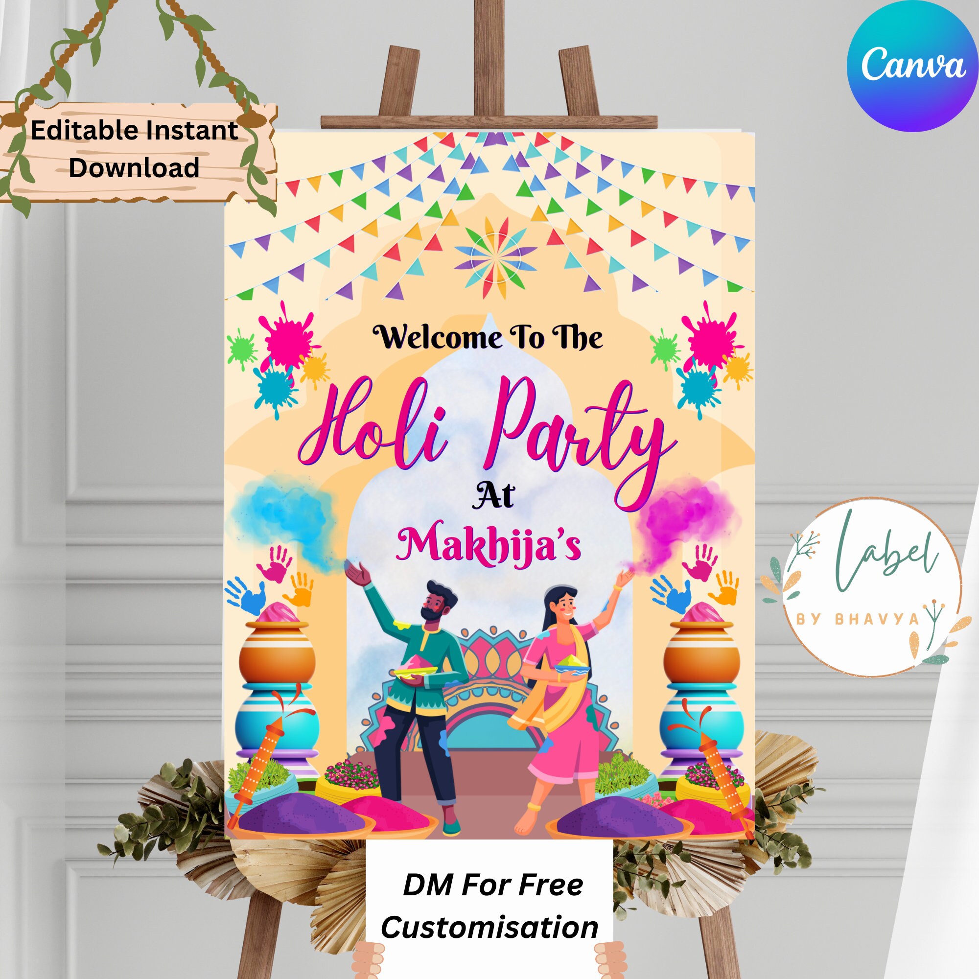 holi welcome boards