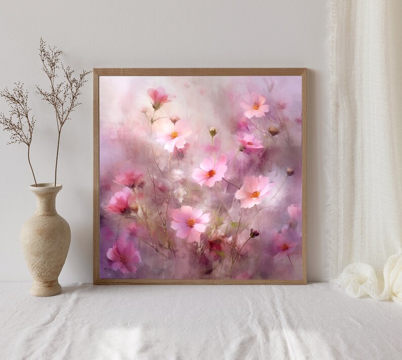 WZYWHJ Auto Kissenbezug 2er Set - Rosa & Lila Blumendruck Für Kopfstützen