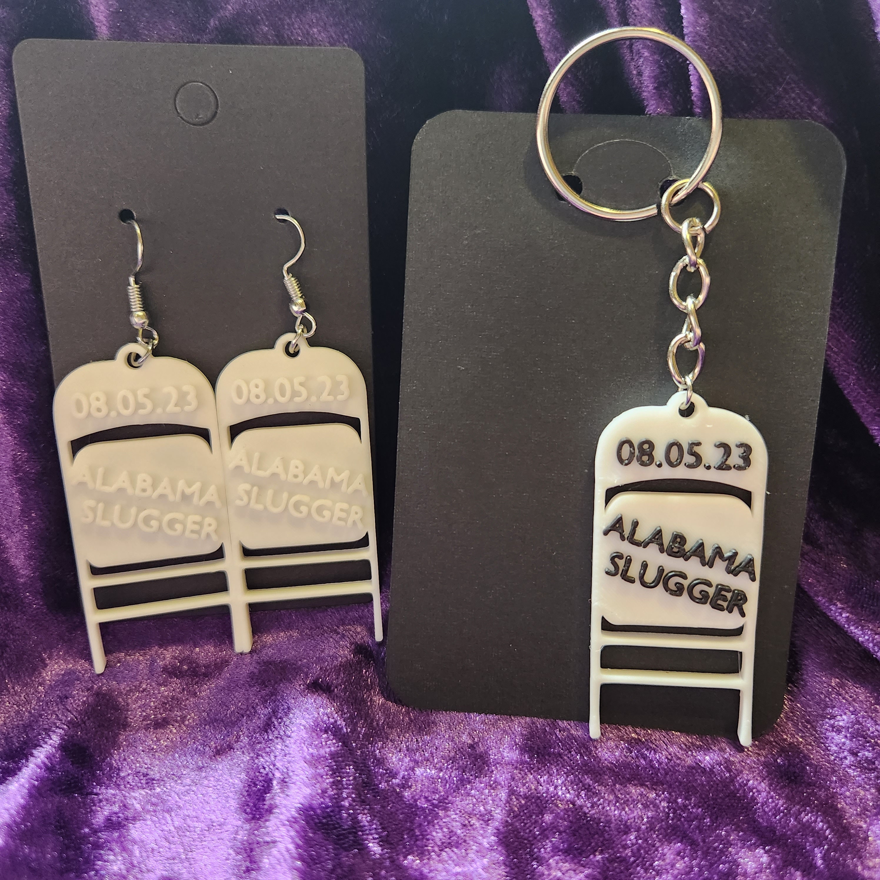 Alabama Slugger Folding Chair Keychain Dangle Earrings Etsy
