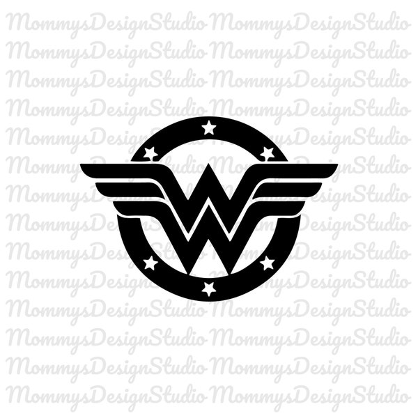 Wonder Woman Inspiration SVG JPG PNG File Cut file for Cricut and Cut machines Commercial & Personal Use Silhouette Vector Vinyl Decal