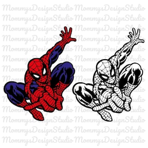 Spiderman SVG, Spiderman Clipart, Spiderman Shirt Clip Art, Spiderman Digital Download, Instant Download, Png - Pdf - Ai - Jpeg