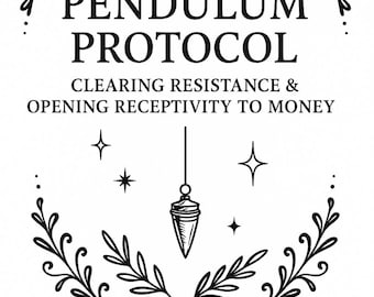Instant Money Reset - Clearing Resistance & Opening Receptivity To Money Pendulum Protocol