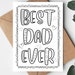 Card for Dad, Father's Day Card, Dad Birthday Card, Printable Card for ...