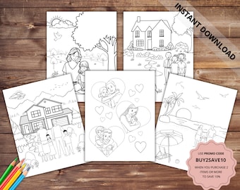 Printable family coloring pages, family day coloring, happy family coloring pages, coloring for kids, coloring sheets, printable coloring