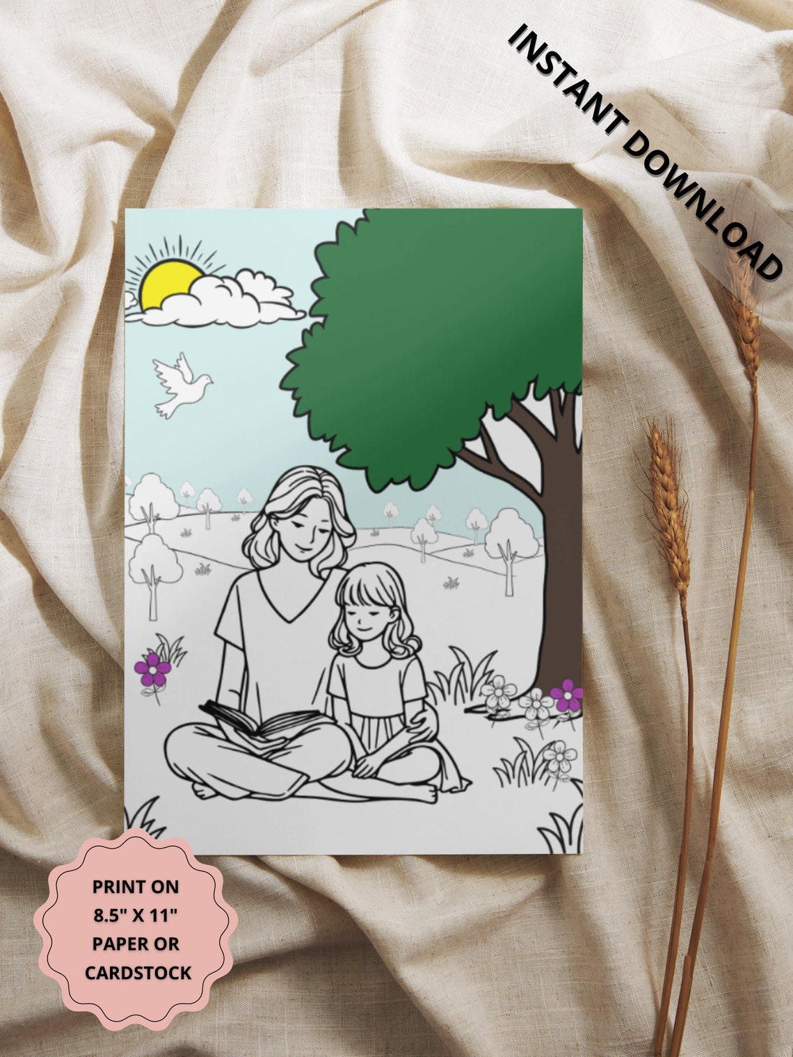 Printable Family Coloring Pages, Family Day Coloring, Happy Family