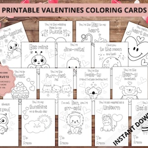 Printable valentines coloring cards, Coloring cards, coloring valentines, coloring for kids, valentines, printable coloring, valentine cards zdjęcie 1