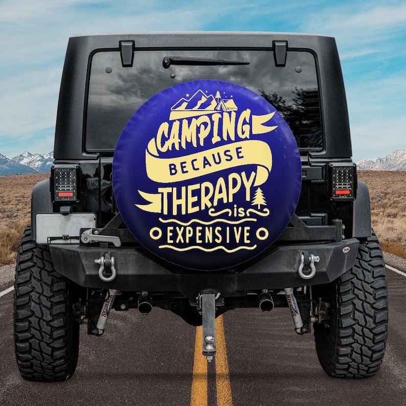 Funny RV Spare Tire Cover Camper Tire Cover With Rear Backup Camera