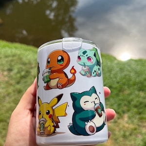 10 Oz Becher Poké | Pikachu | Glumanda | Bisasam | süß | Anime | niedlich
