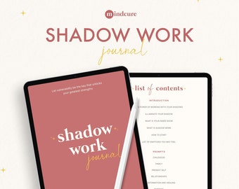 Shadow Work Journal | Healing Journal | Anxiety Journal | Mental Health | Therapy Journal | Inner Child Healing | Spiritual Journal for iPad