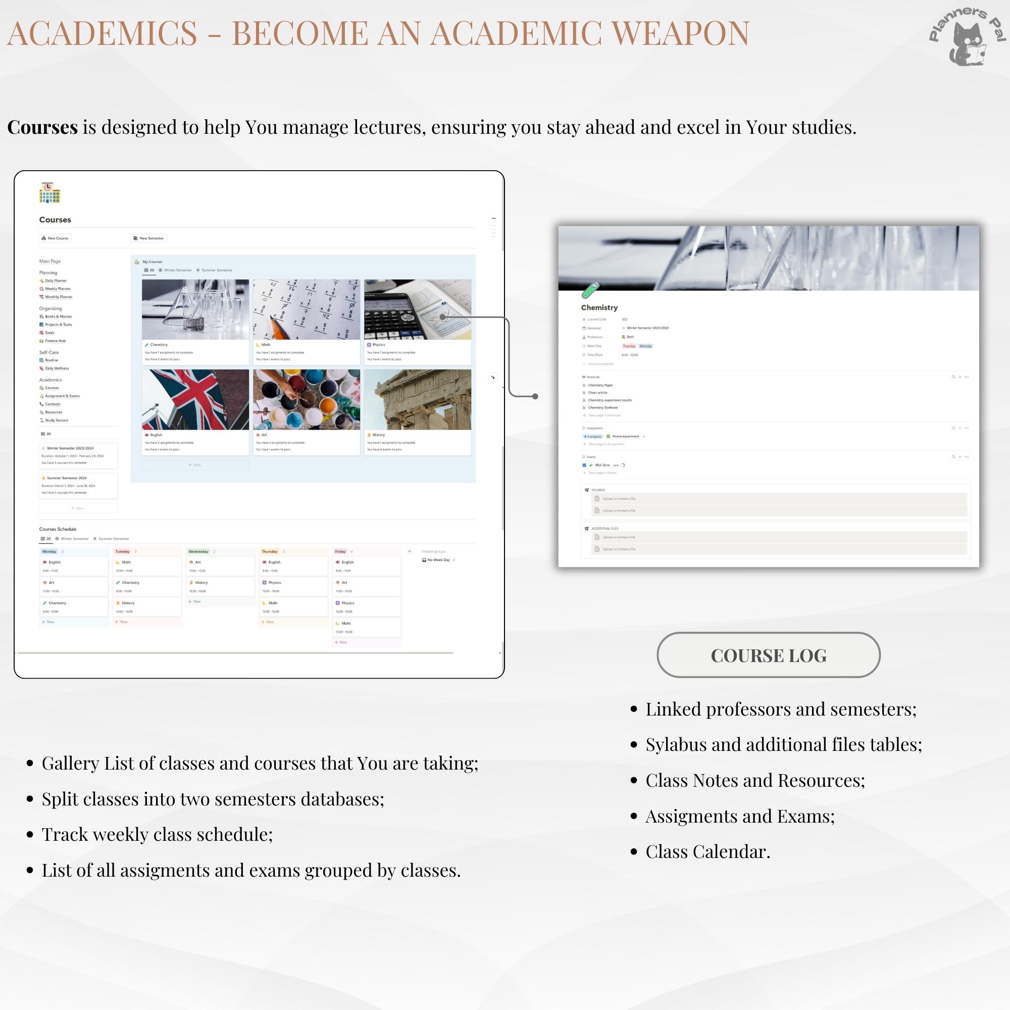 Ultimate Student Second Brain Planner | Notion Digital Brain | Notion ...