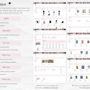 Pink IT Girl All-In-One Life Planner | Ultimate Notion Planner | Notion Dashboard | Aesthetic Notion Template | Digital Planner image 7