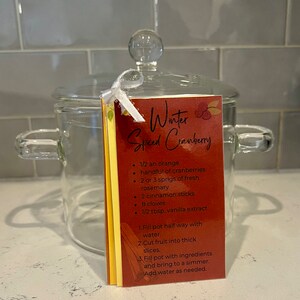 Seasonal Simmer Pot Recipe Cards Digital Download image 2