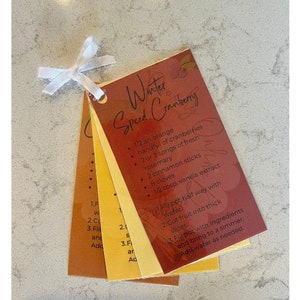 Seasonal Simmer Pot Recipe Cards Digital Download image 3
