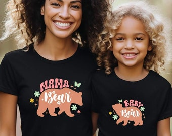 Chemises maman ours bébé ours, chemises maman et moi, chemises maman bébé, chemises maman et moi, cadeau future maman, chemise maman, cadeau pour maman