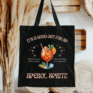 Aperol Spritz draagtas van katoencanvas: leuke strand- of boodschappentas