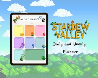 Stardew Valley Planner Bundle: Daily & Weekly (Digital Download)