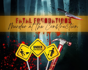 Zestaw gier detektywistycznych Murder Mystery Game Zestaw gier na imprezę Halloween Custom Gif DIY Escape Room Kit True Crime Unsolved Case Files Printable PDF