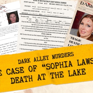 Murder Mystery Game Printable Party Game Unsolved Case  Printable Game Kit Cold Files Halloween Party Game Cold Case Printable Game PDF DIY